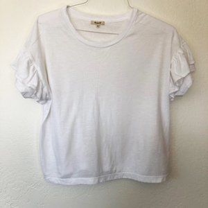 Madewell Ruffle Sleeve Tee